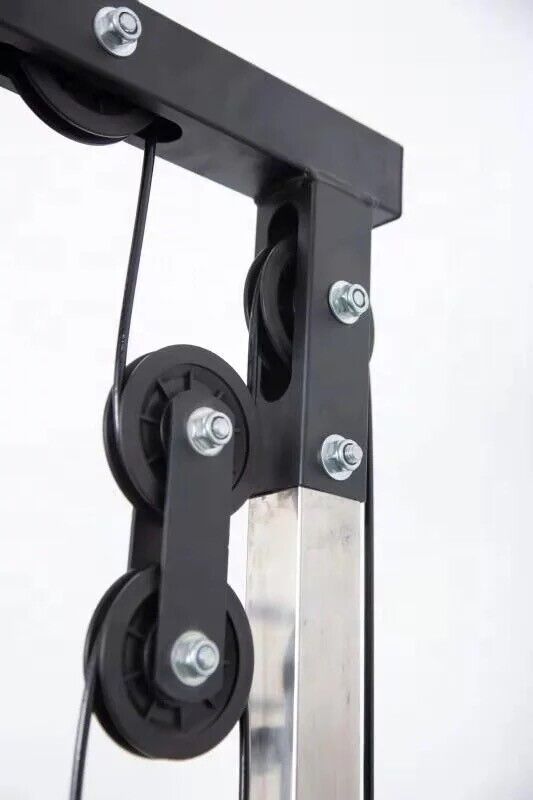 Power cage with lat pulldown
