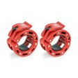 Barbell Collars V2 - Red - Fitness Dépôt +