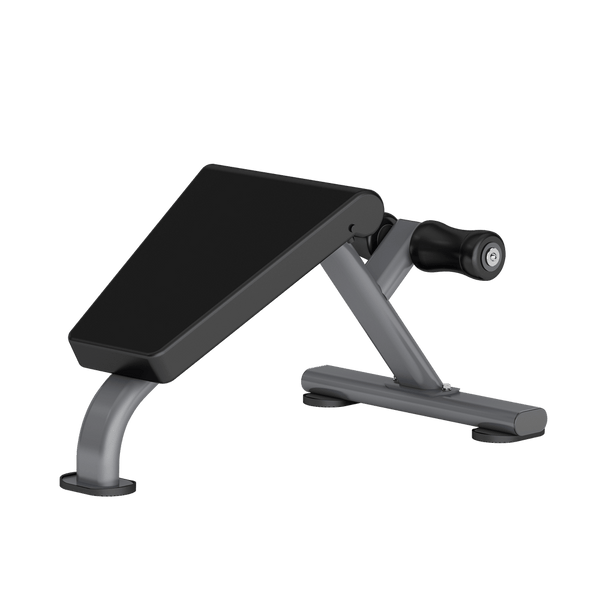 Banc abdominal commercial à déclinaison fixe (planche pour abdominaux)