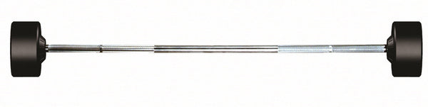 YORK® Barre droite fixe professionnelle caoutchoutée