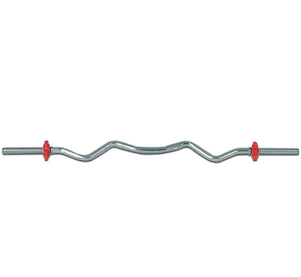 YORK® Barre curl tubulaire Spin-Lock avec colliers