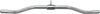 YORK® Barre curl pivotante en acier de 28 po