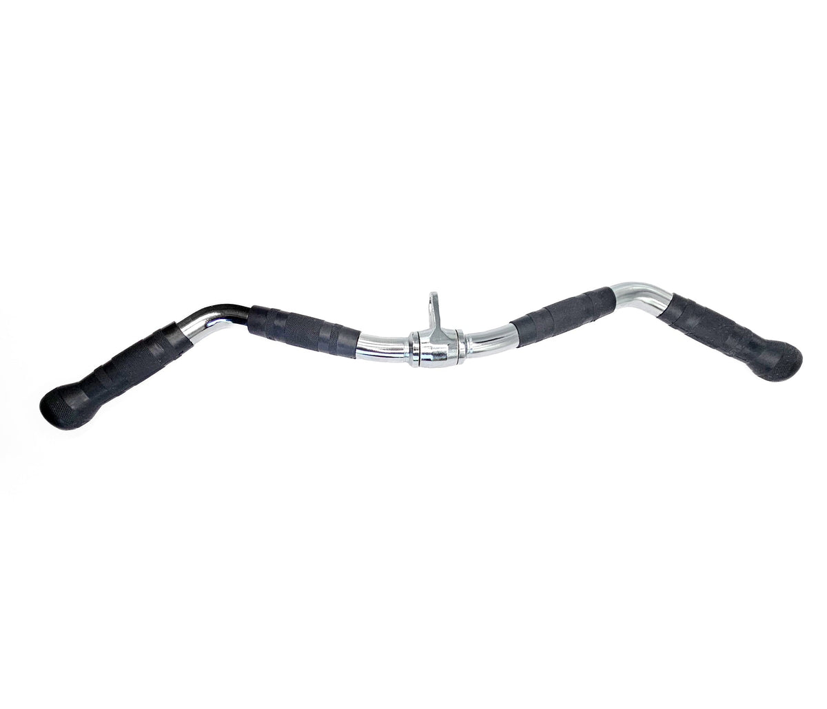 YORK® Barre curl chromée pivotante de 28 po