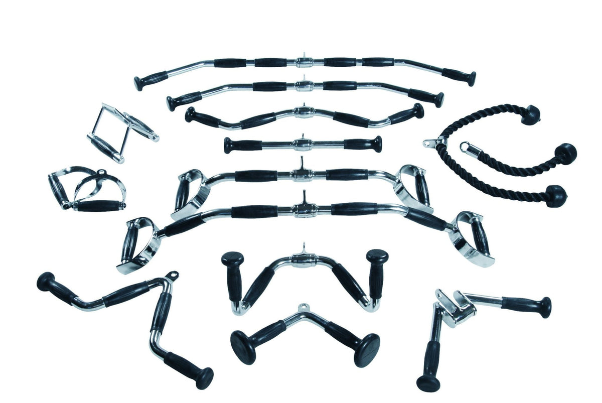 YORK® Ensemble complet d'accessoires de poulie – Machine Bar Set