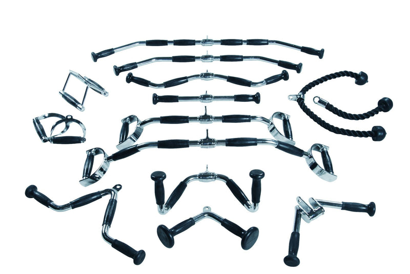 YORK® Ensemble complet d'accessoires de poulie – Machine Bar Set