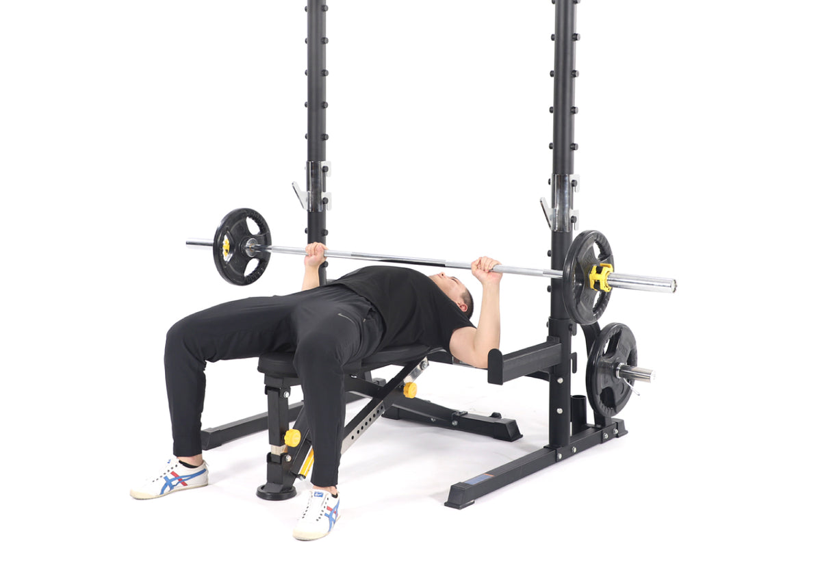 Rack à squat ATX de musculation à charges libres - Home gym pas cher   Équipement de musculation, Salle de musculation, Poids de musculation