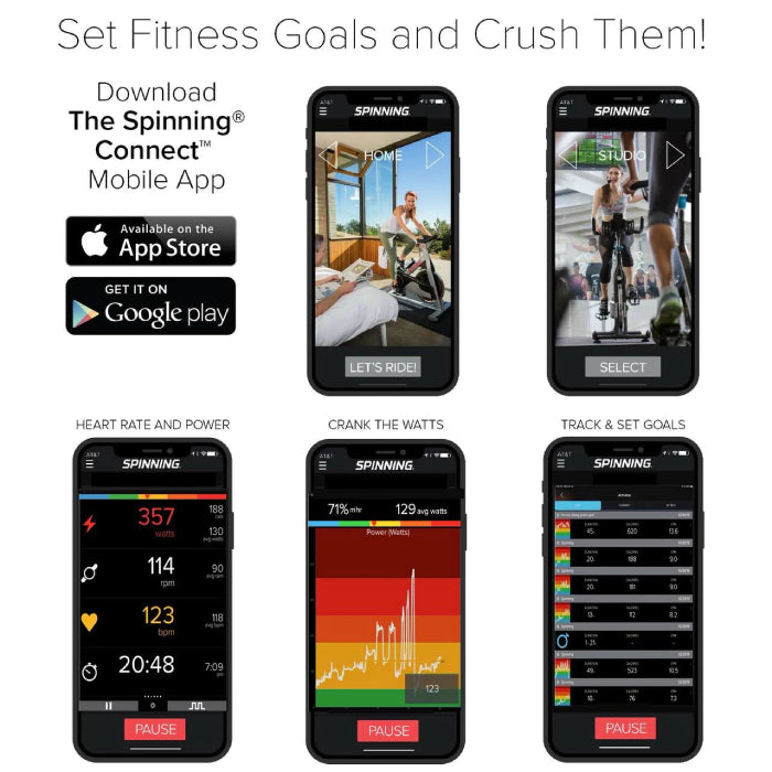 Spinning Bluetooth® Connect™ Dual Mode Cadence Sensor