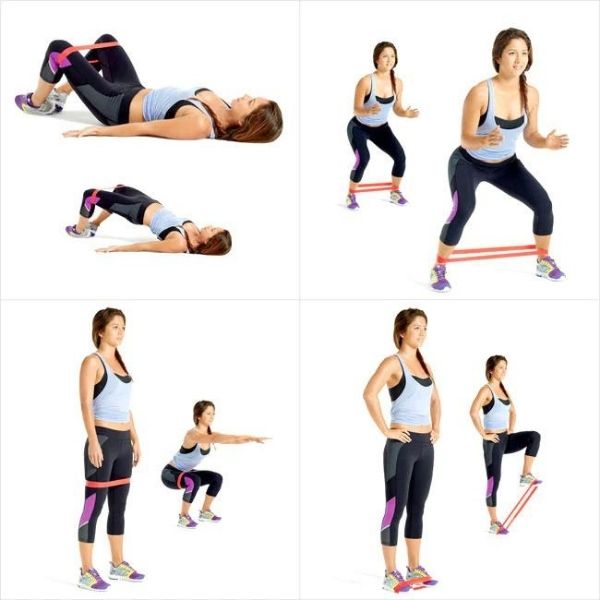 Resistance Exercise Bands (Mini-Bands) Level 1-5